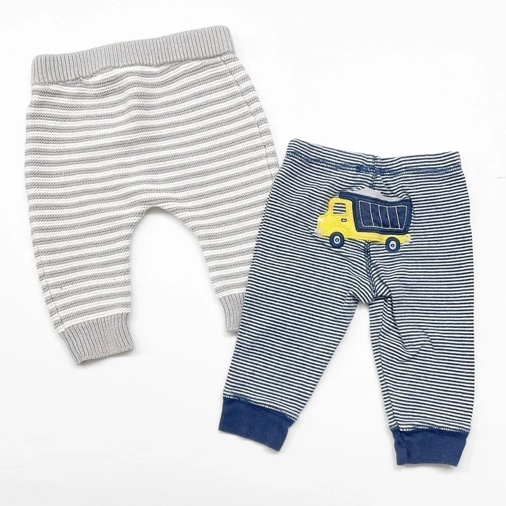 Carter's baby boys striped pants set